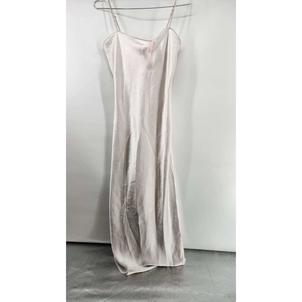 Victoria's Secret‎ XS Beige Luxe Cable Knit Long Slip Dress NWT